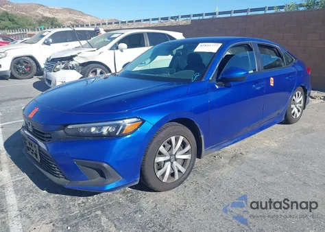 2022 Honda Civic Lx from USA, damaged, VIN 2HGFE2F24NH532307